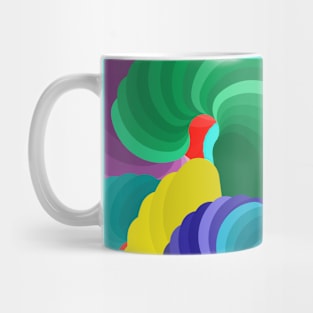 Crazy Colourful Art Hipster Abstract Mug